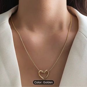 Heart Necklace and Earrings Set